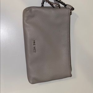 Grey cross body bag